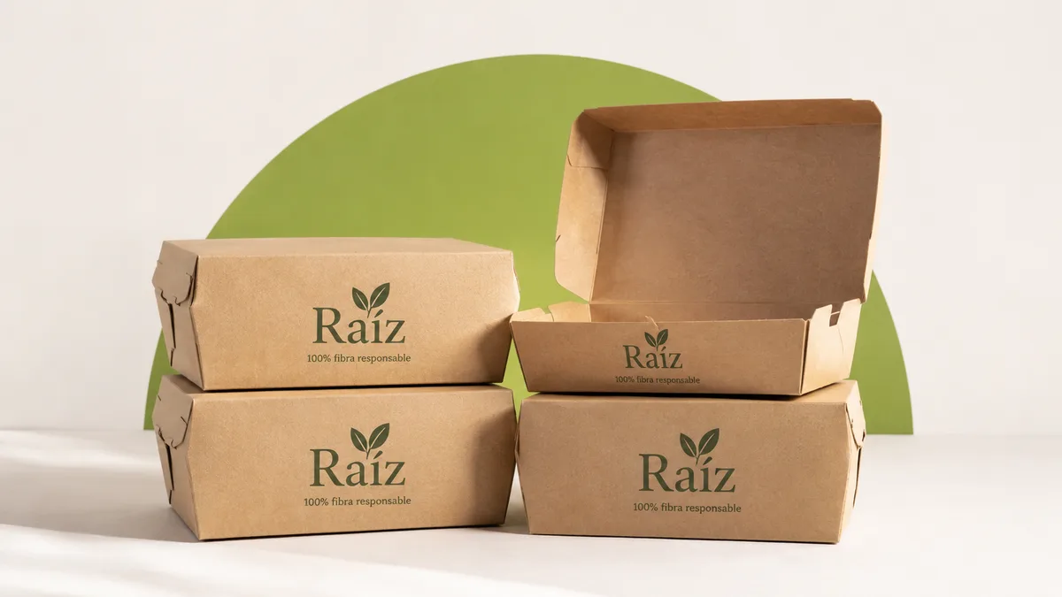 Caja de alimentos personalizada