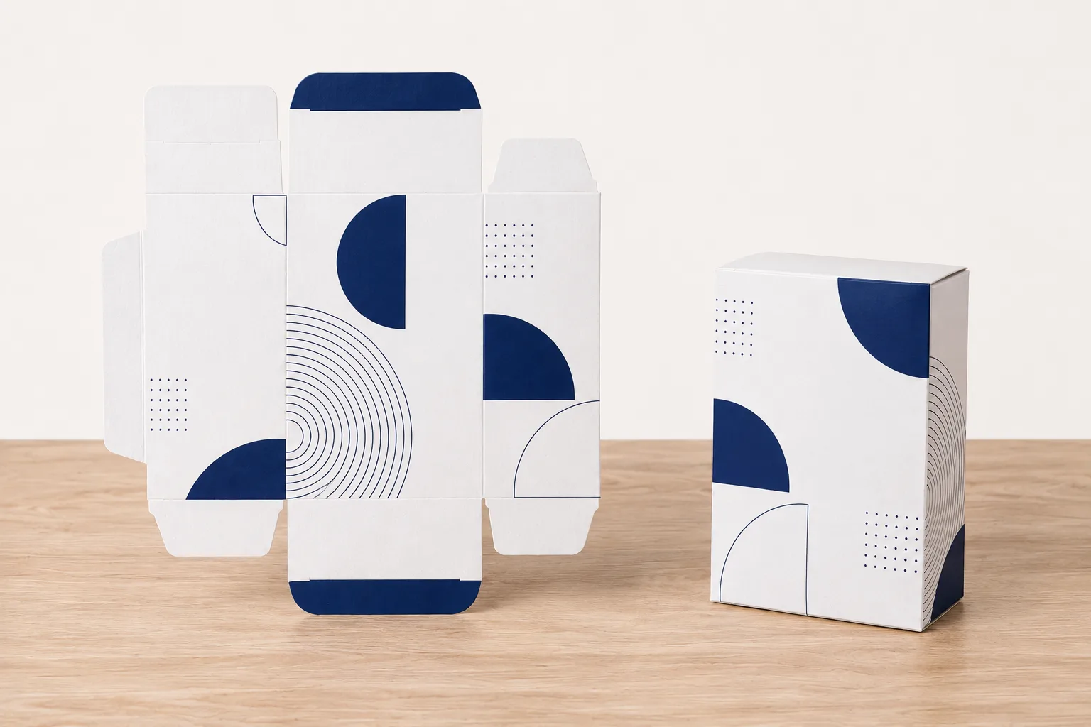 Cajas plegadizas con diseño corporativo e impresión full color en offset — troquelado personalizado Colprinter