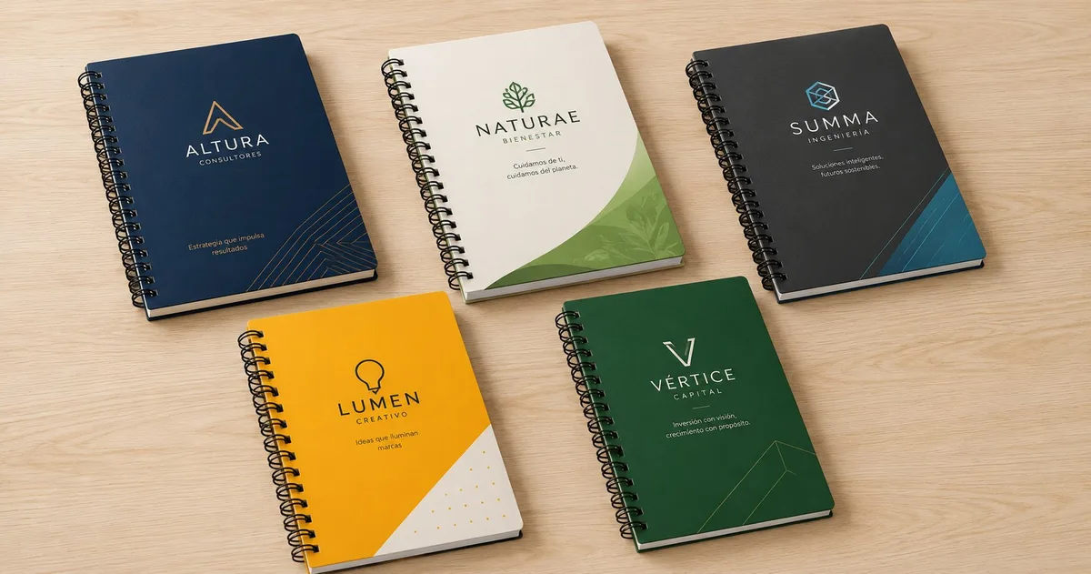 cuadernos ideales para regalos corporativos, fidelizar clientes e incrementar la recordación de tu marca
