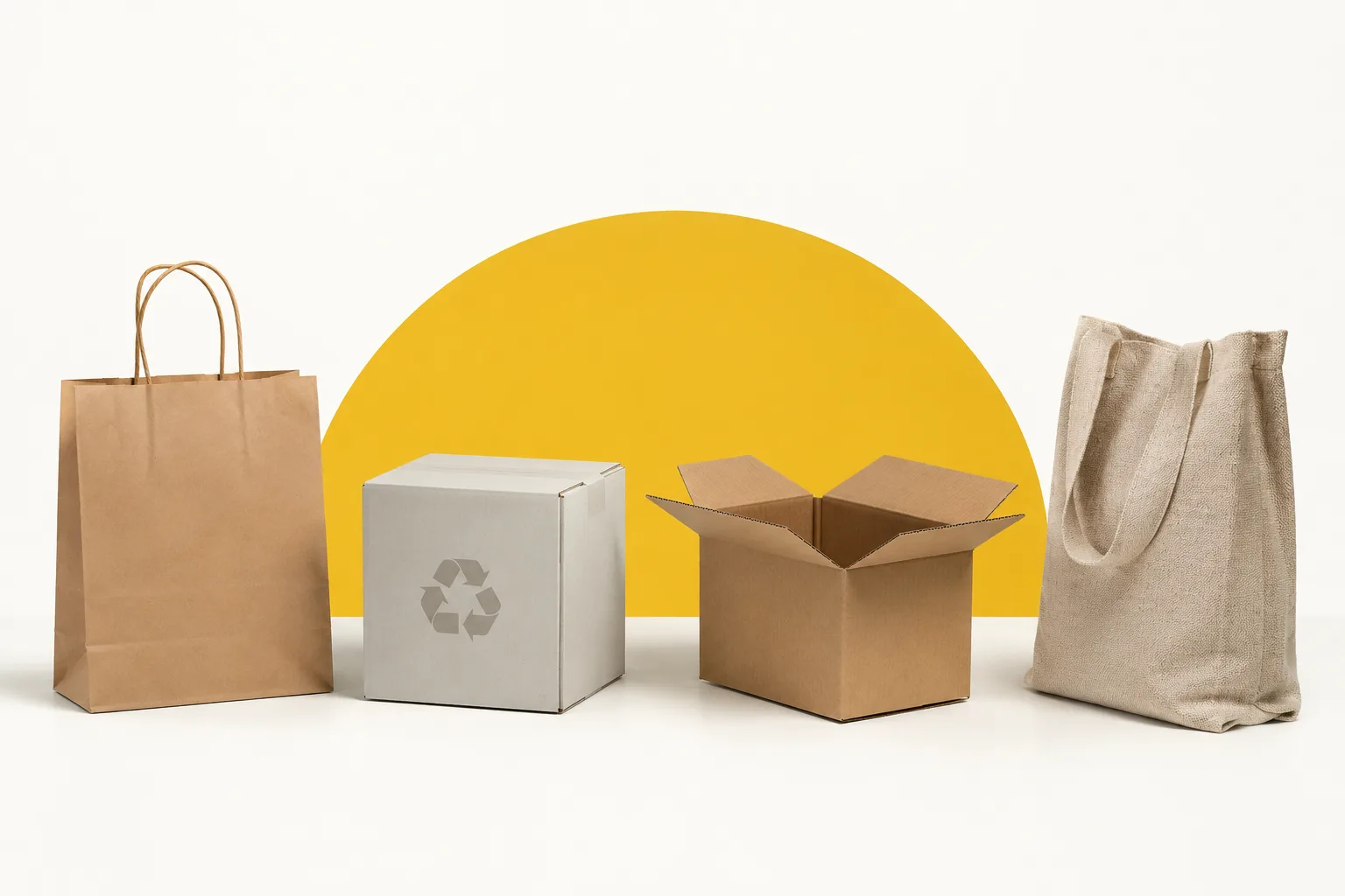 Tipos de empaques ecológicos: cajas plegadizas, bolsas de papel y empaques compostables para empresas colombianas