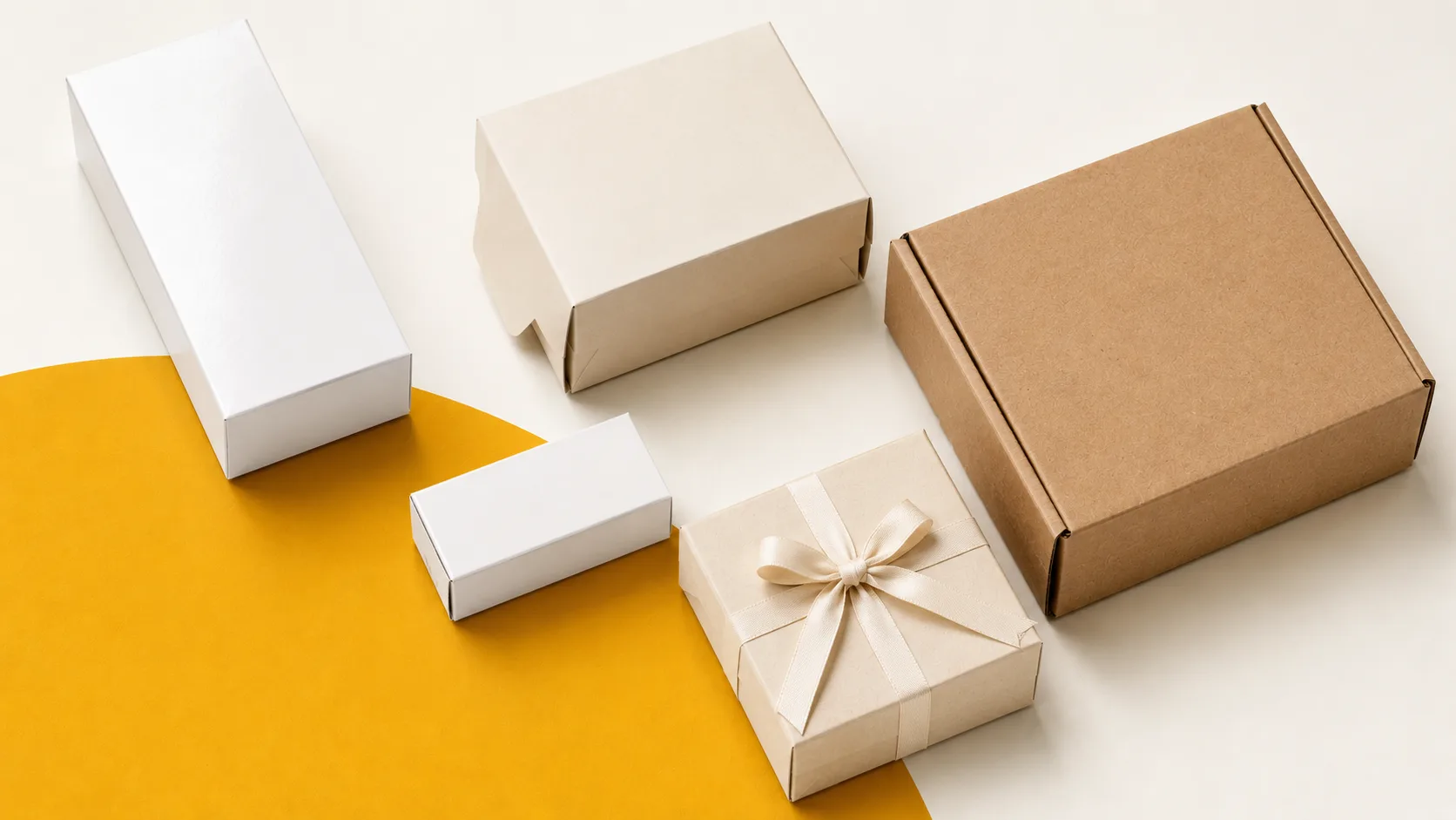 Cajas plegadizas en cartón dúplex y kraft para diferentes industrias: retail, regalo y e-commerce